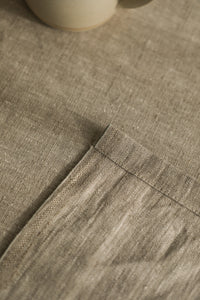 Linen Tablecloth Uneven Yarns